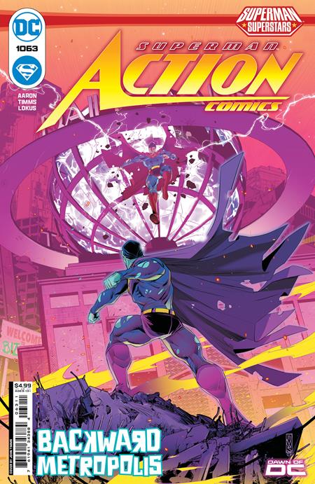 ACTION COMICS #1063 CVR A JOHN TIMMS- SIGNED BY JASON AARON