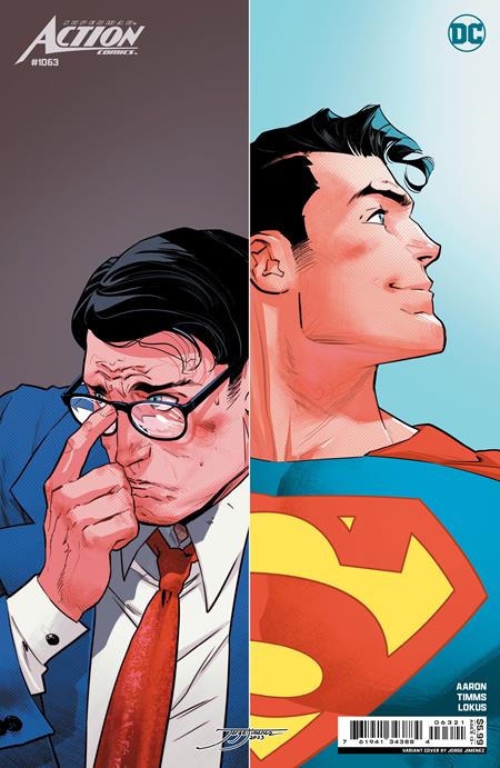 ACTION COMICS #1063 CVR B JORGE JIMENEZ CARD STOCK VAR- SIGNED BY JASON AARON
