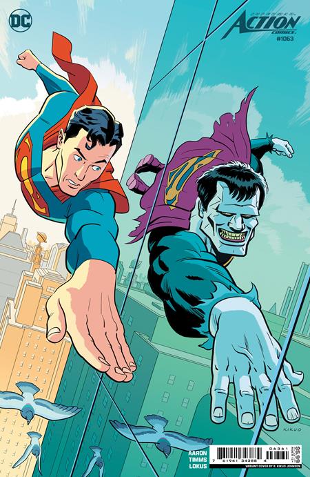 ACTION COMICS #1063 CVR D R KIKUO JOHNSON CARD STOCK VAR- SIGNED BY JASON AARON