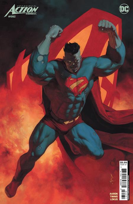 ACTION COMICS #1062 CVR C RICCARDO FEDERICI CARD STOCK VAR- SIGNED BY JASON AARON