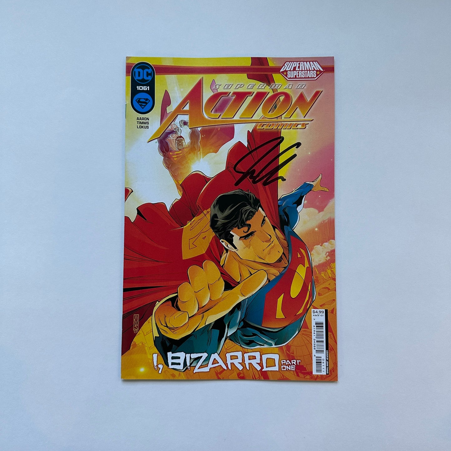 ACTION COMICS #1061 CVR A JOHN TIMMS- SIGNED BY JASON AARON