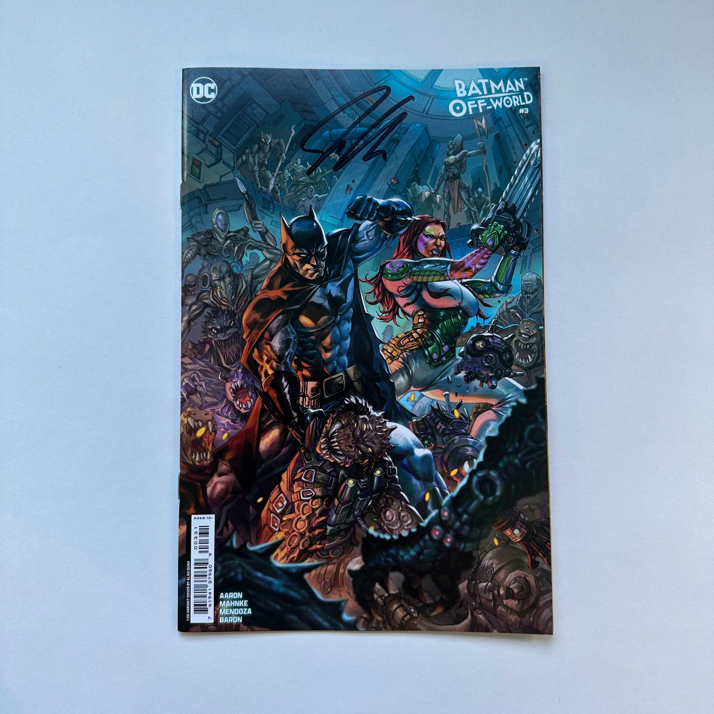 BATMAN OFF-WORLD #3 (OF 6) CVR C INC 1:25 ALAN QUAH CARD STOCK VAR- SIGNED BY JASON AARON