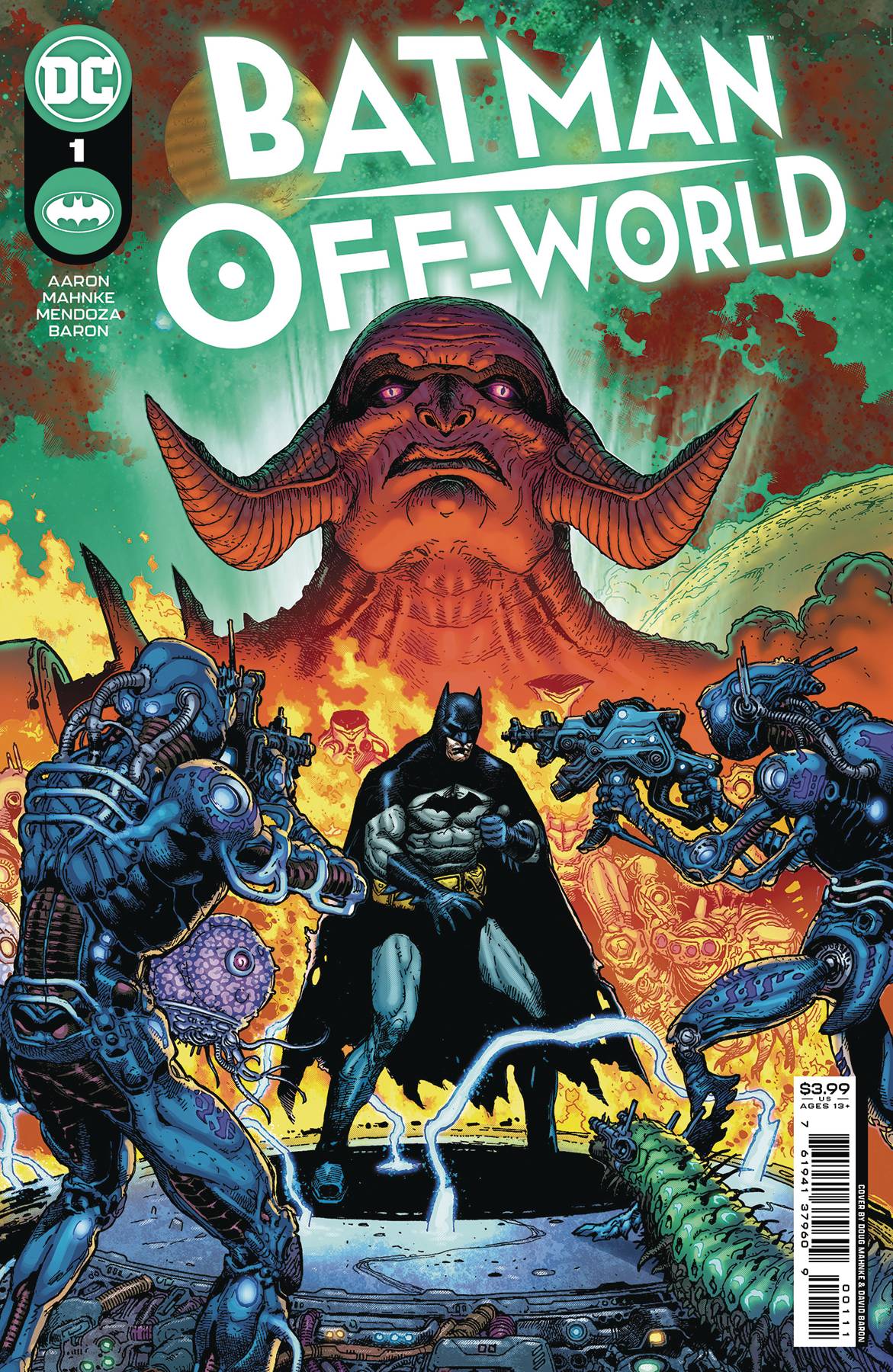 BATMAN OFF-WORLD #1 (OF 6) CVR A DOUG MAHNKE- SIGNED BY JASON AARON