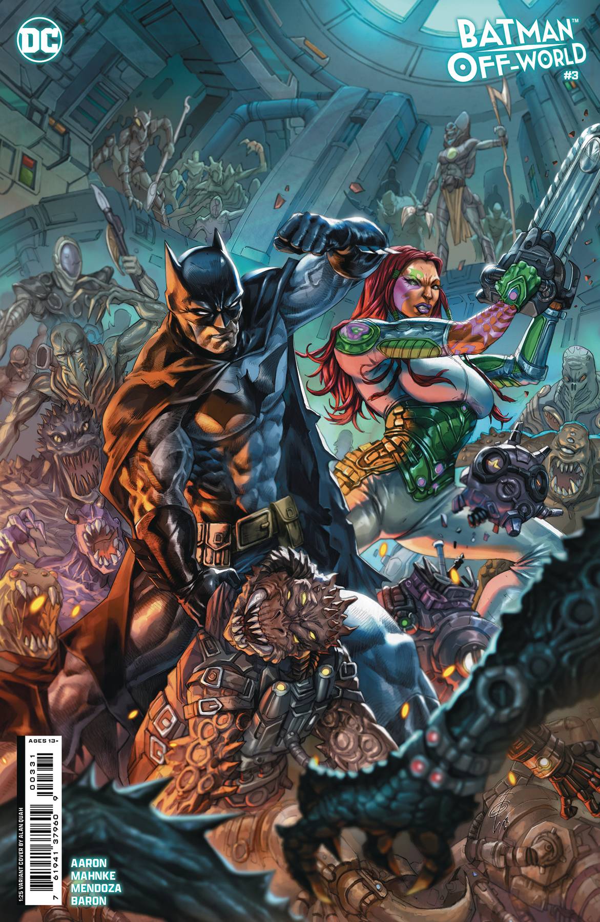 BATMAN OFF-WORLD #3 (OF 6) CVR C INC 1:25 ALAN QUAH CARD STOCK VAR- SIGNED BY JASON AARON