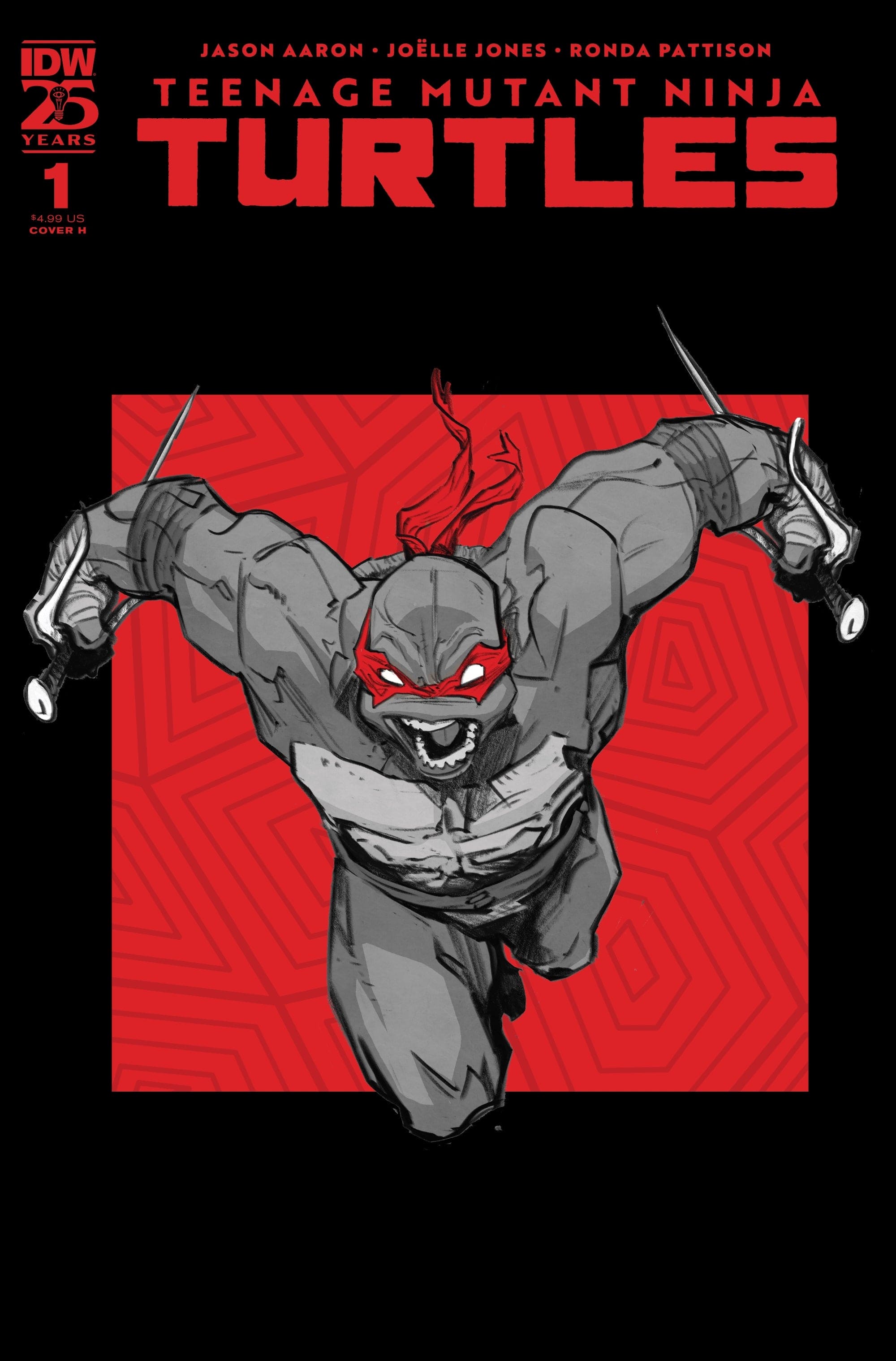 Teenage Mutant Ninja Turtles (2025) 1 Variant H (Jones) [SIGNED BY JA