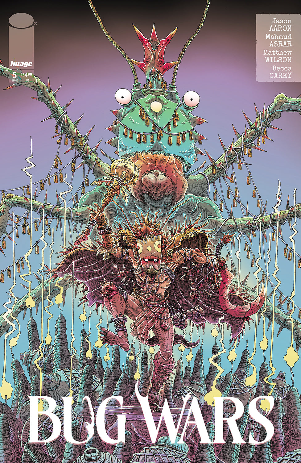 BUG WARS #5 (OF 6) CVR B JAMES STOKOE VAR (MR) [SIGNED BY JASON AARON]