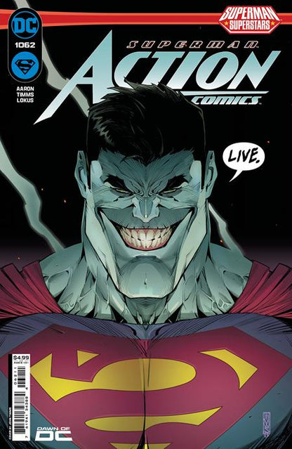 ACTION COMICS #1062 CVR A JOHN TIMMS- SIGNED BY JASON AARON