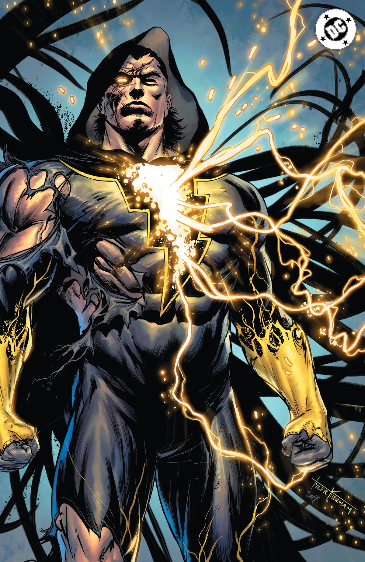 ABSOLUTE SUPERMAN #21 TYLER KIRKHAM BATTLE DAMAGE EXCLUSIVE VIRGIN VAR [SIGNED BY JASON AARON]