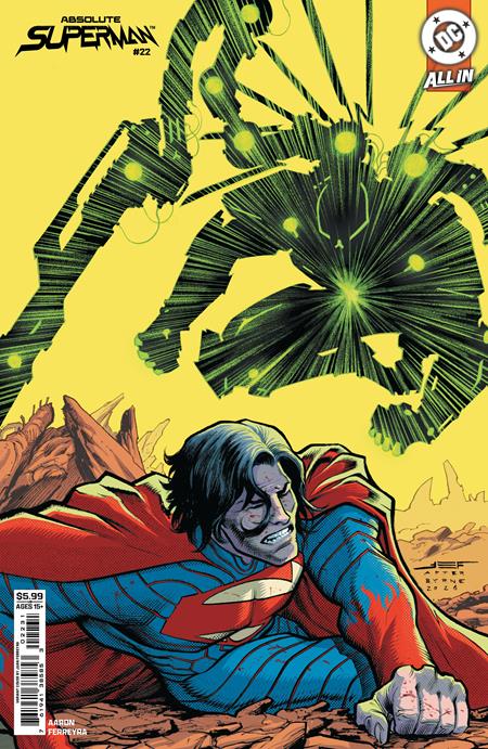 ABSOLUTE SUPERMAN #22 CVR C JUAN FERREYRA CARD STOCK VAR [SIGNED BY JASON AARON]