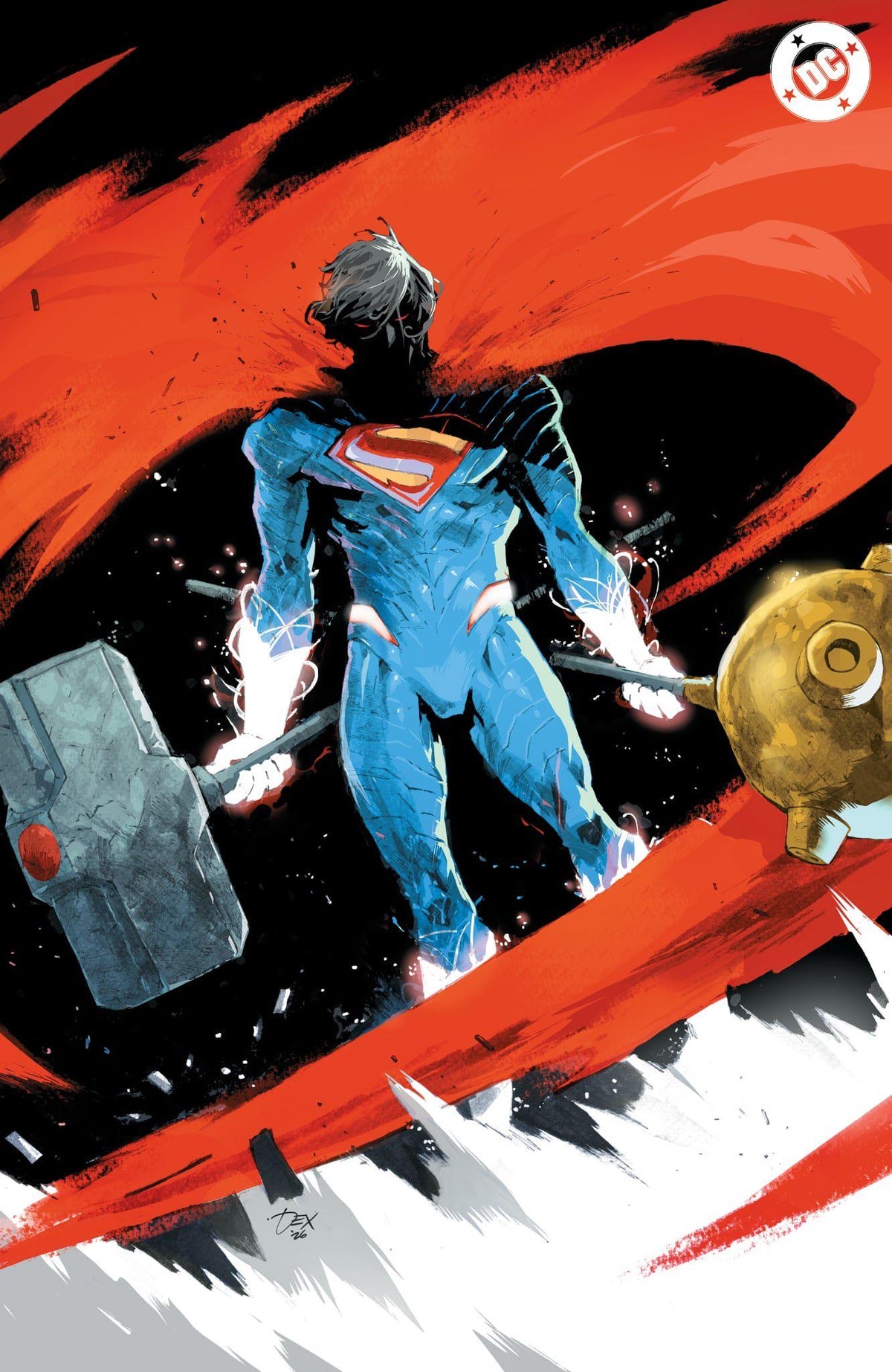 ABSOLUTE SUPERMAN #21 SDCC DEXTER SOY FOIL VIRGIN EXCLUSIVE VAR  [SIGNED BY JASON AARON]