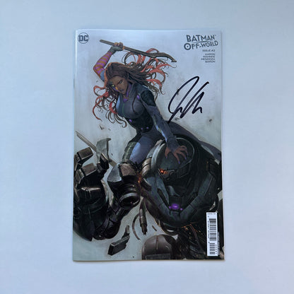 BATMAN OFF-WORLD #2 (OF 6) CVR C INC 1:25 HOMARE CARD STOCK VAR- SIGNED BY JASON AARON