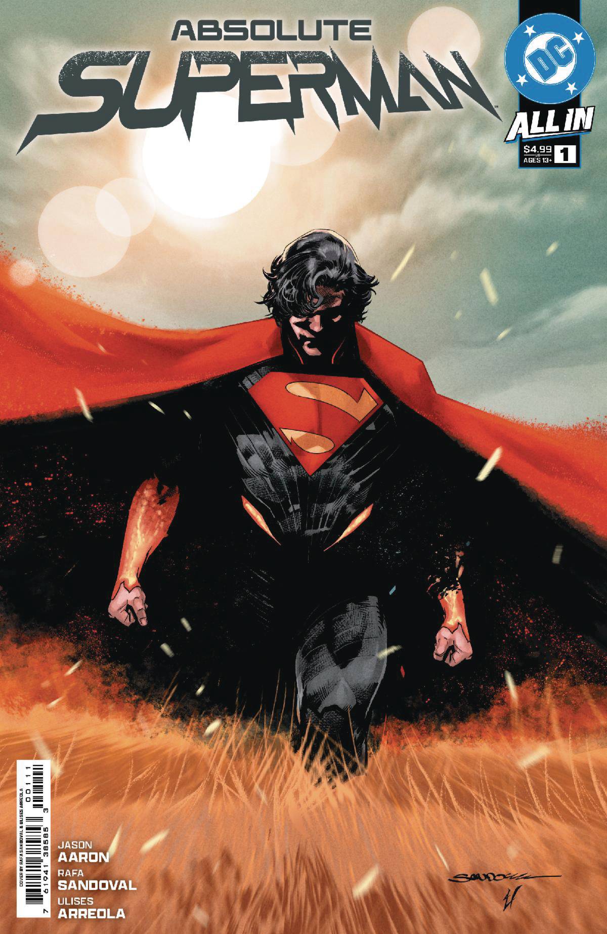 ABSOLUTE SUPERMAN #1 CVR A RAFA SANDOVAL [SIGNED BY JASON AARON]