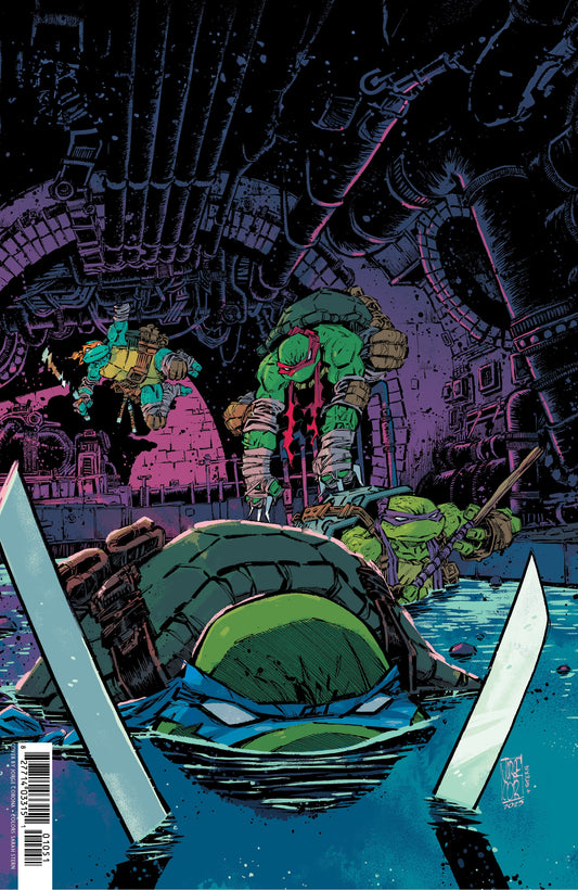 Teenage Mutant Ninja Turtles #11 Corona Foil Virgin Variant [SIGNED BY JASON AARON]