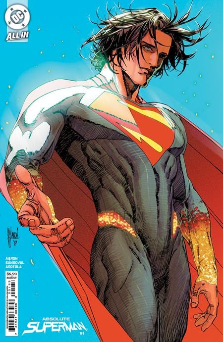 Absolute Superman #1 Second Printing Cvr B Guillem March Card Stock Var [Signed By Jason Aaron]