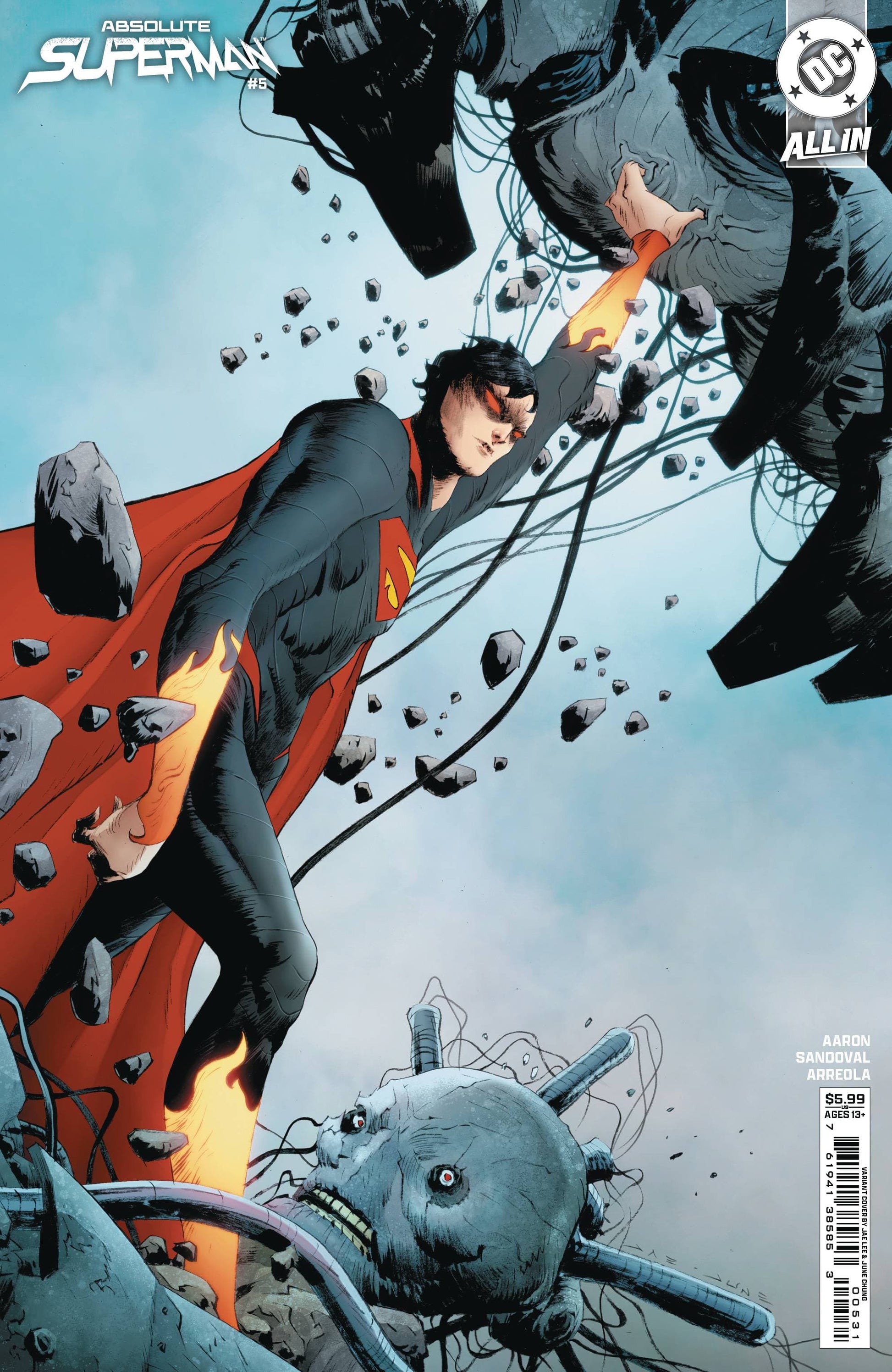 Absolute Superman #5 Cvr C Jae Lee Card Stock Var [Signed By Jason Aaron]