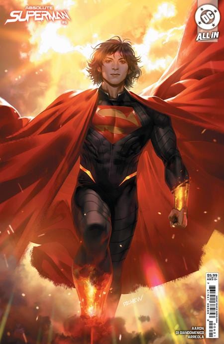 Absolute Superman #6 Cvr B Derrick Chew Card Stock Var [Signed By Jason Aaron]