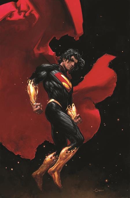 Absolute Superman #8 Cvr B Clayton Crain Card Stock Var [Signed By Jason Aaron]