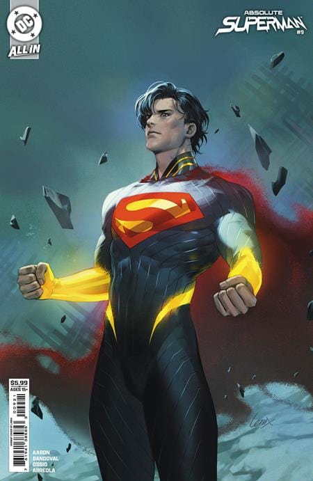 Absolute Superman #9 Cvr B Lesley Leirix Li Card Stock Var [Signed By Jason Aaron]