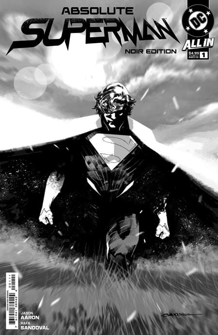 Absolute Superman Noir Edition #1 (One Shot) Cvr A Rafa Sandoval [Signed By Jason Aaron]