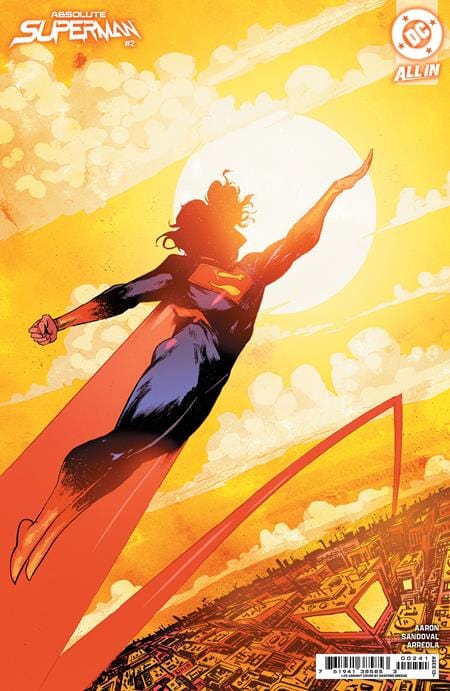 Absolute Superman #2 Cvr D Inc 1:25 Sanford Greene Card Stock Var [Signed By Jason Aaron]