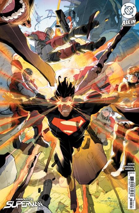 Absolute Superman #4 Cvr D Inc 1:25 Keron Grant Card Stock Var [Signed By Jason Aaron]
