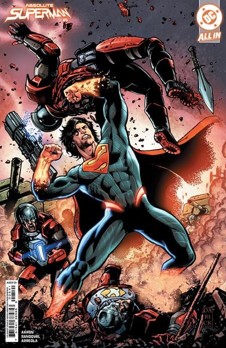 Absolute Superman #5 Cvr D Inc 1:25 Darick Robertson Card Stock Var [Signed By Jason Aaron]