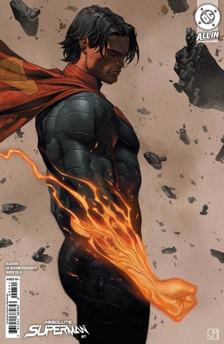 Absolute Superman #7 Cvr D Inc 1:25 Jorge Molina Card Stock Var [Signed By Jason Aaron]