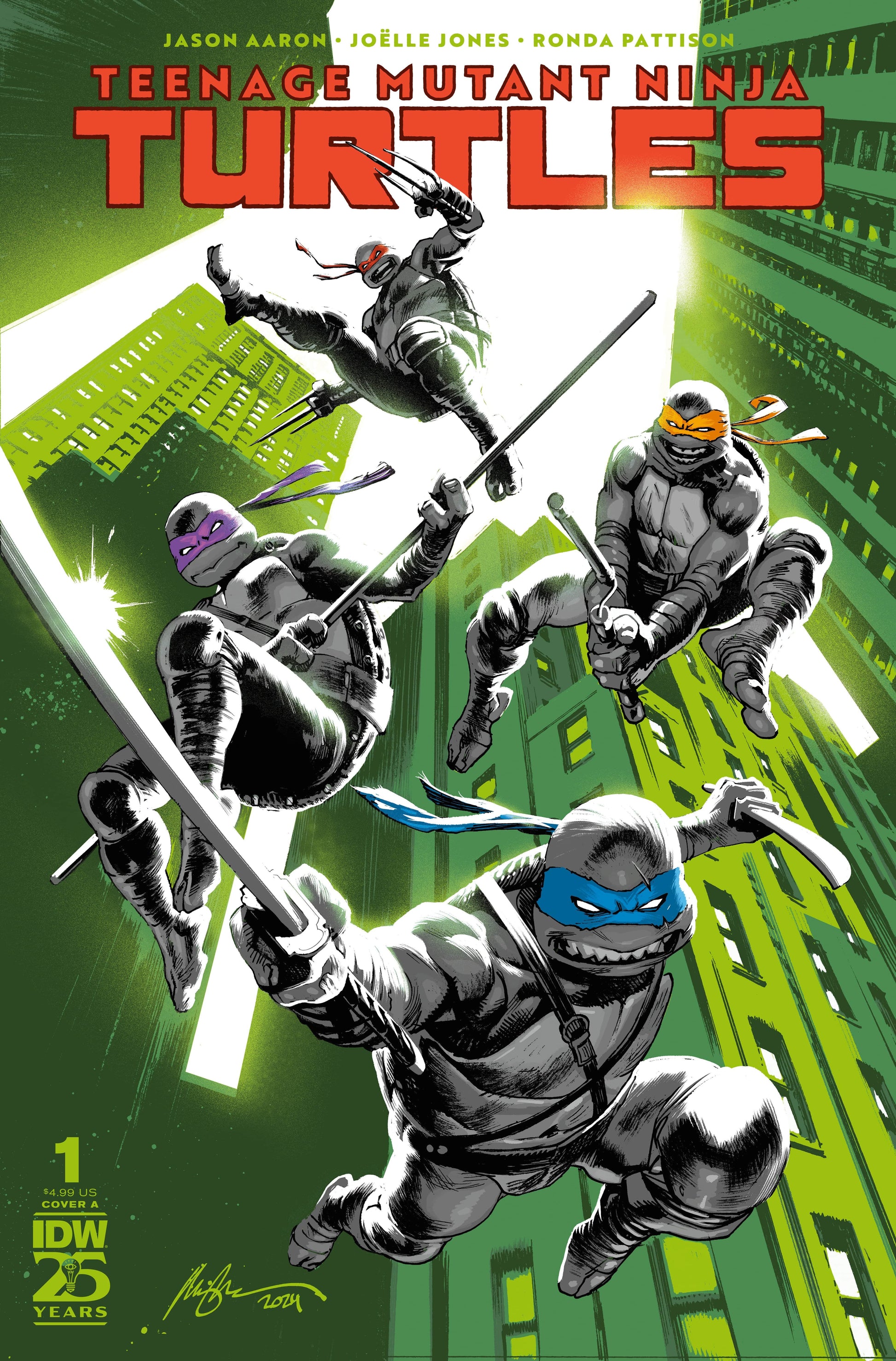 IDW Publishing Comic Books Teenage Mutant Ninja Turtles (2024) #1 Cover A (Albuquerque) 82771403315100111 PRH-82771403315100111