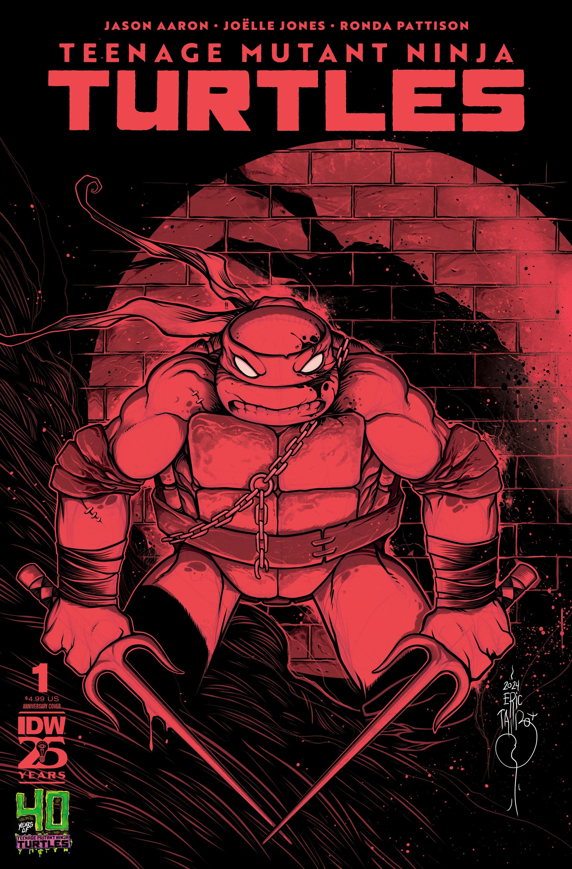 IDW Publishing Comic Books Teenage Mutant Ninja Turtles (2024) #1 Variant 40th Anniversary (Talbot) 82771403316800411 PRH-82771403316800411